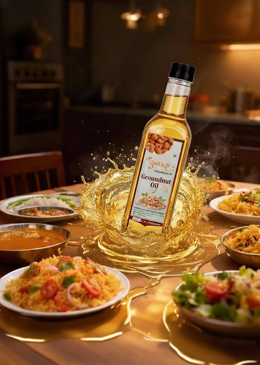 Cold-Pressed Groundnut Oil